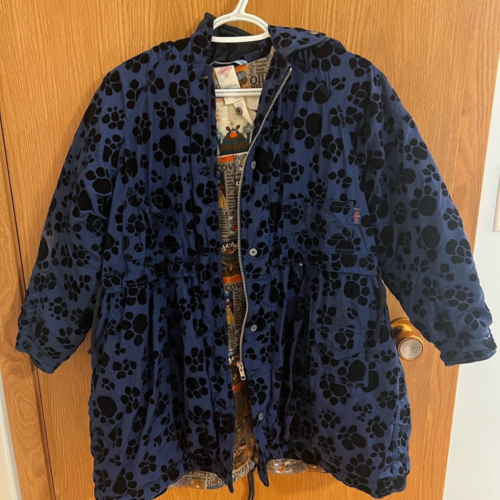 Oilily Blue and Black Kids Jacket